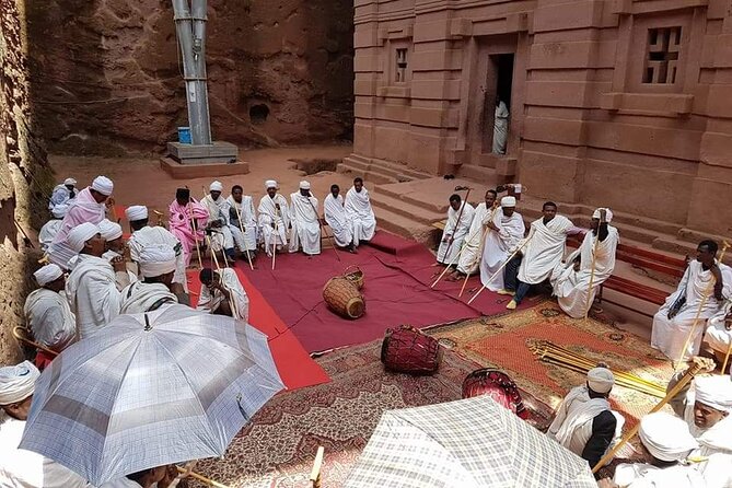 2 Days 1 Night Lalibela Churches Tour - An early mass service and the second church group