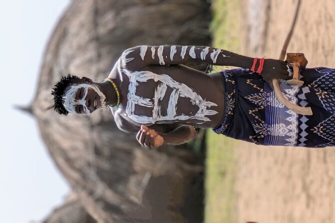 7 Days Private Tour to Omo Valley Cultural and Addis Ababa - Karo art along the Lower Omo River