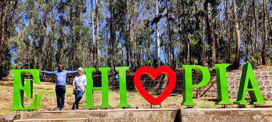 A guided tour of Addis Abeba that includes a city viewpoint - Lucy and the National Museum of Ethiopia