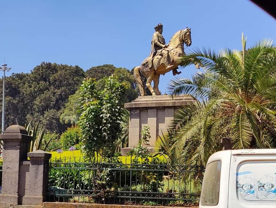 A guided tour of Addis Abeba that includes a city viewpoint - Tomoca Coffee gives the tour a flavorful finish