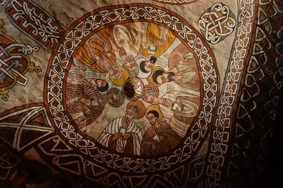 Abuna Yemata Guh, Maryam and Daniel Korkor (if time allows) - Walking toward Abuna Yemata Guh