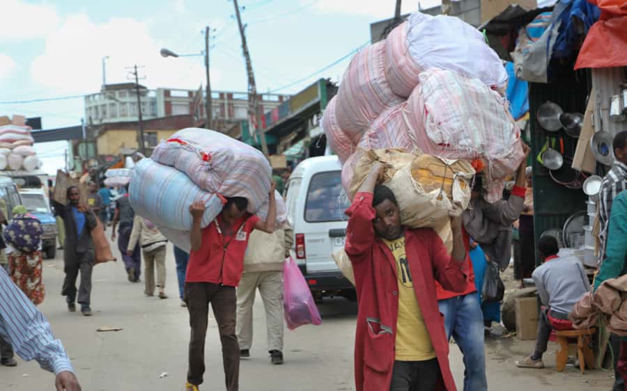 Addis Ababa: Entoto hill and Mercato Market layover tour - The crafts area and Ethiopian souvenirs