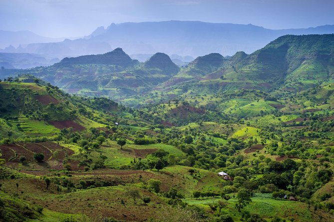 Day trek to Simien Mountain - Passing the park gate and reaching Buit Ras