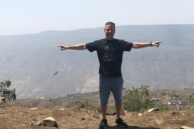 DAY TRIP TO Debre Libanos Monastery Cave Church Nature and Wildlife - Crossing the three arches of Portuguese Bridge