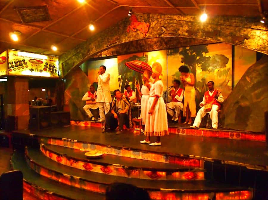 Pup crawl and nightlife tour in Addis Ababa. - Traditional music adds more than background noise
