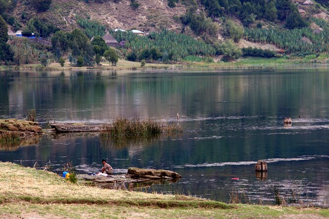 Stunning Views Wonchi Crater Lake a Private Day Trip - Crossing Wonchi Lake to Cherkos Church