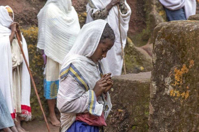 Visiting Lalibela churches - Daniel’s style and local connection